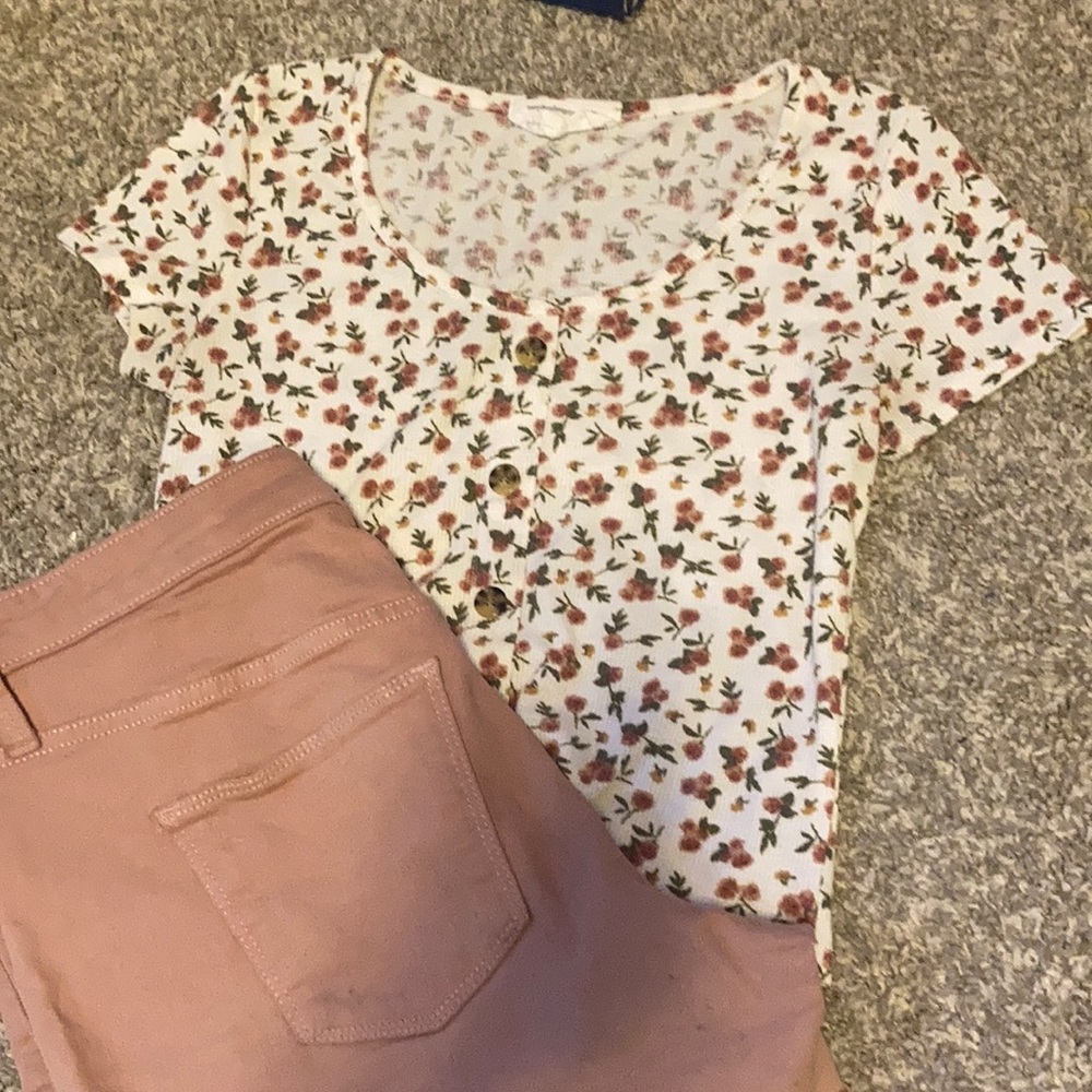 Cropped blouse